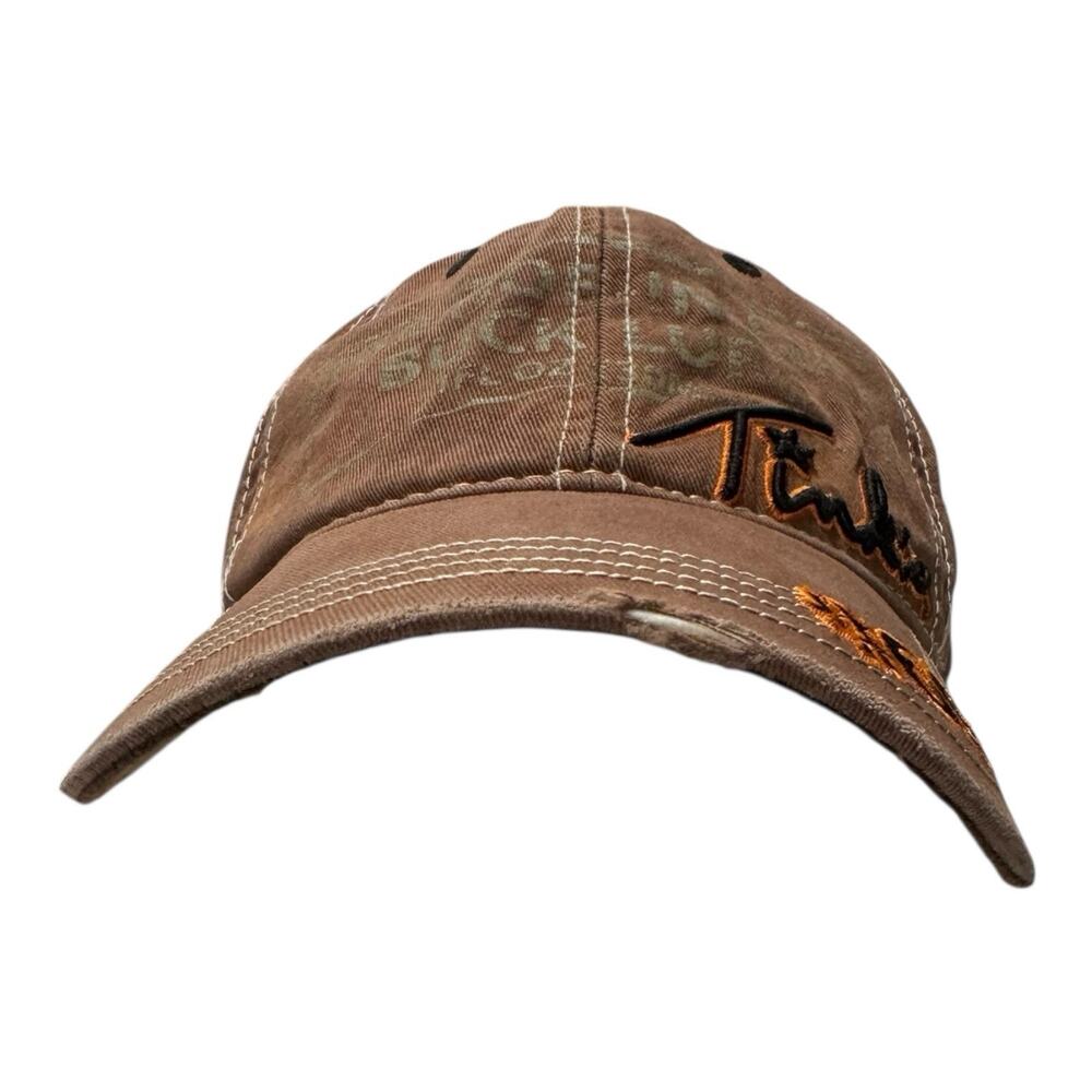 Tink's #69 Doe-In-Rut Buck Lure Brown Adjustable Strap Cap Hunting Outdoor
